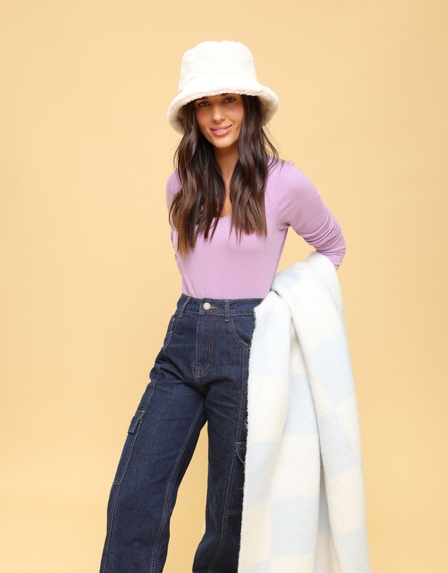 Morgan & Taylor - Carla Faux Fur Bucket Hat