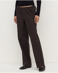 Assembly Label - Eddie Check Pants