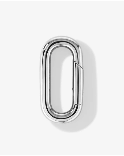 Michael Hill - Polished Paperclip Pendant Connector in Sterling Silver