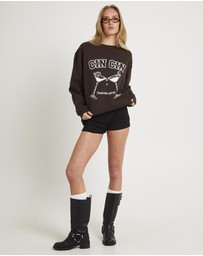 Alice In The Eve - Cin Cin Oversized Fleece Jumper