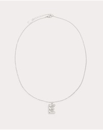 Petit Moments - Bubble Initial Necklace - All Letters