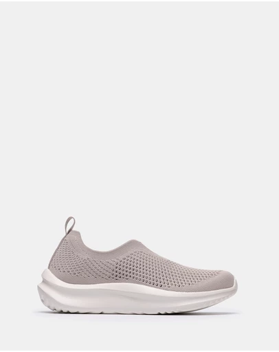 Clarks - Solevana Knit Pale Grey