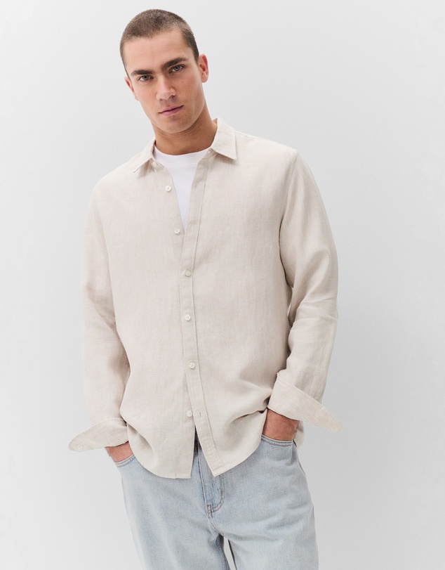 UNISON - Linen Regular Fit Shirt