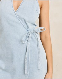Rhythm - Louise Wrap Mini Dress