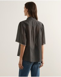 Auguste The Label - Zoe Embroidered Blouse