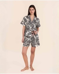 Gingerlilly - Daphne Cotton Sateen Short Set