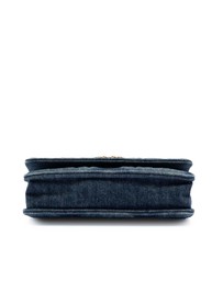 Pre-Loved by Azura Reborn - Pre-Loved Denim 19 Flap Wallet On Chain