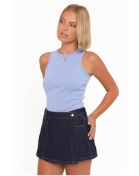 Petal & Pup - Ari Ribbed Tank Top - Cornflower Blue