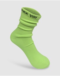 High Heel Jungle - Neon Statement Sock