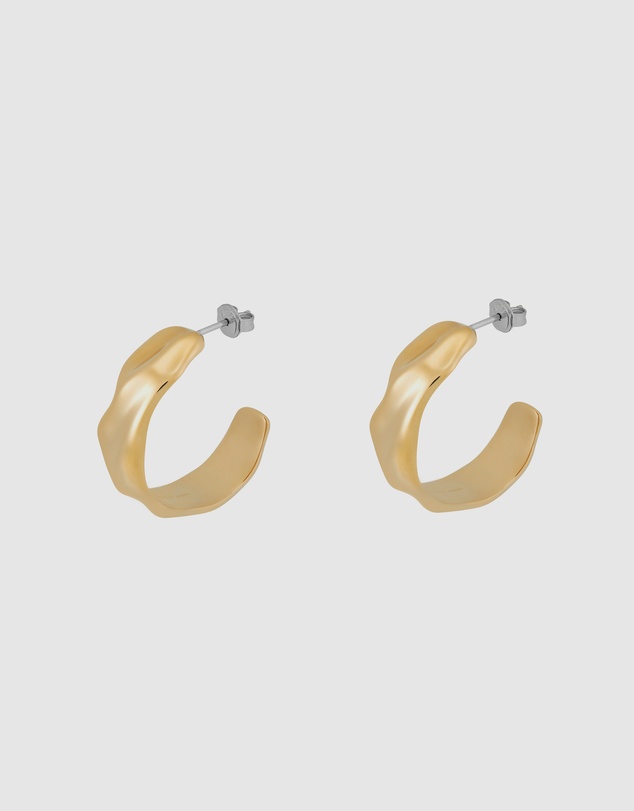 Skagen - Moderne Stak Gold Earring