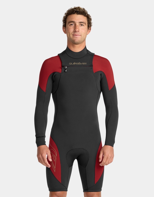 Quiksilver - Mens 2/2mm Mercury Front Zip Long Sleeve Springsuit