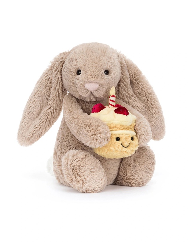 Jellycat - Bashful Beige Bunny Birthday