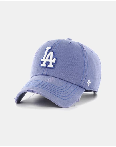 47 - Clean Up Well Worn Los Angeles Dodgers Cap