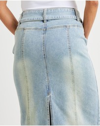 Insight - Kaya Low Belted Maxi Skirt