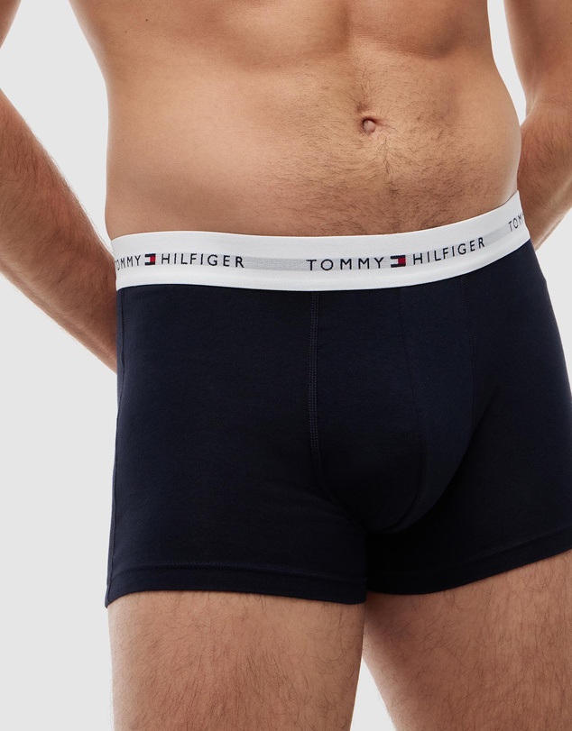 Tommy Hilfiger - 3-Pack Signature Repeat Logo Waistband Trunks