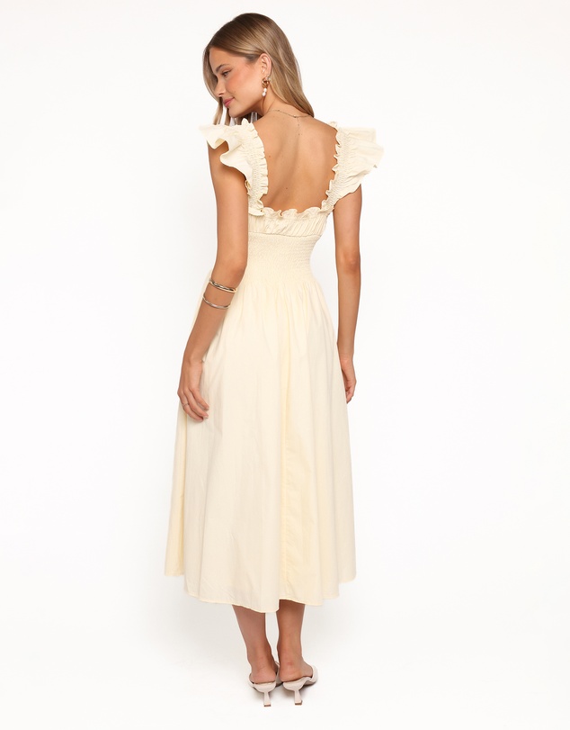 Petal & Pup - Bronte Midi Dress - Butter Yellow