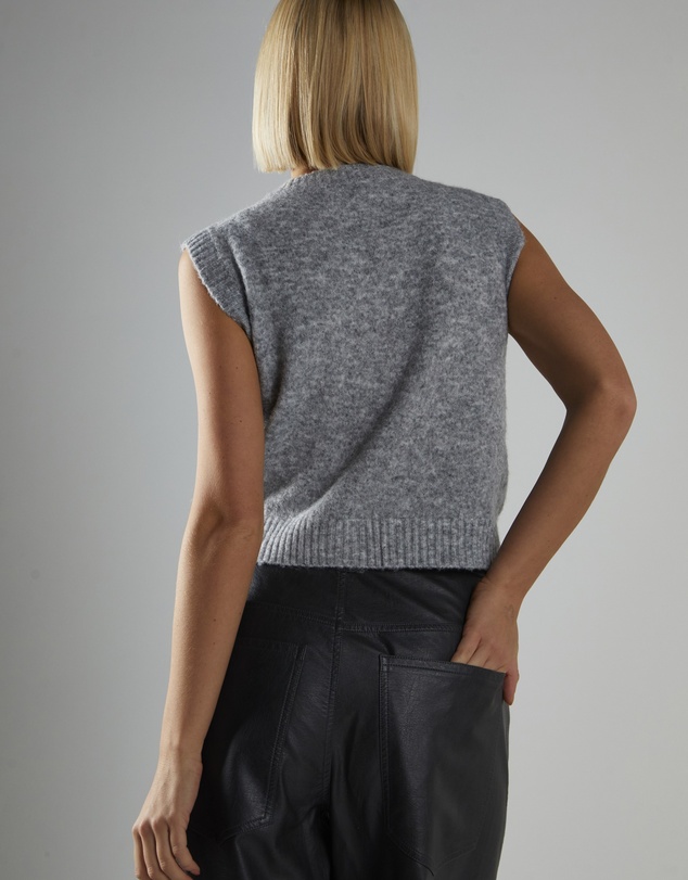 Glamorous - Kintted Crew neck Vest