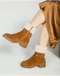 Ozwear Connection Uggs - Ugg Violet Ankle Zip Boots
