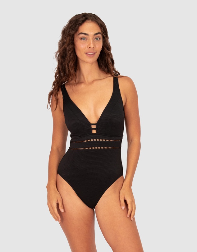 Baku Swimwear - Rococco C/DD Cup Plunge One Piece Swimsuit