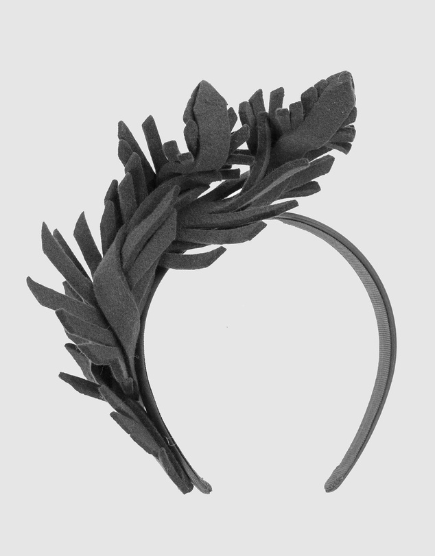 Max Alexander - Felt Leaf Fascinator
