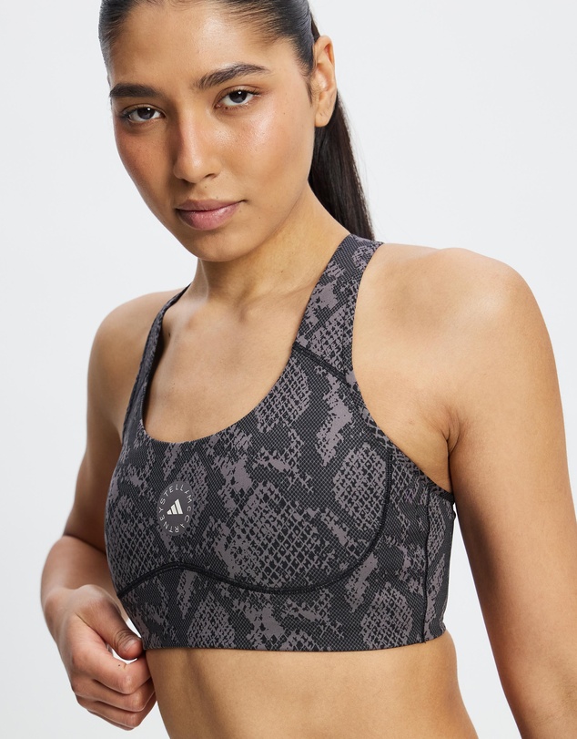 adidas by Stella McCartney - adidas By Stella McCartney Power Impact Training Bra Medium Support Printed