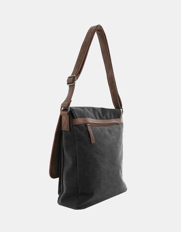 Pierre Cardin - Pierre Cardin Canvas Buckle Satchel