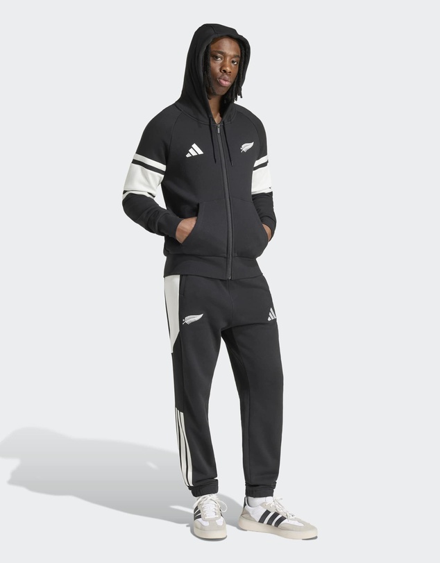adidas Performance - All Blacks Leisurewear Full Zip Hoodie Mens