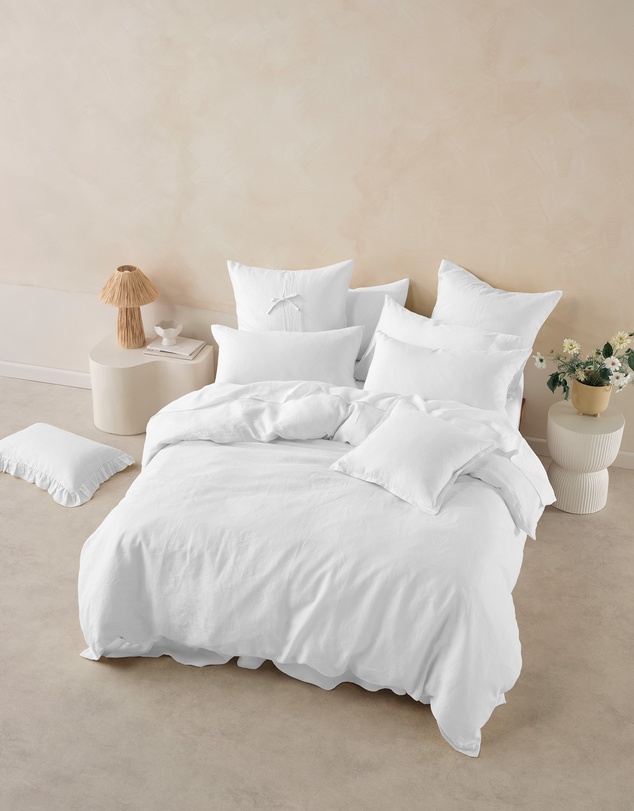 Linen House - Nimes Pure Linen Filled Cushion