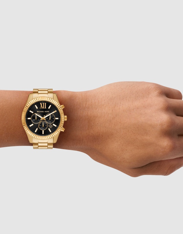 Michael Kors - Lexington Gold Chronograph Watch