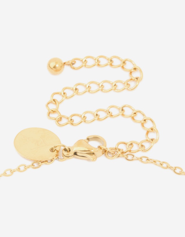 Lovisa - Waterproof Gold Plated Stainless Steel Bamboo Letter A Necklace