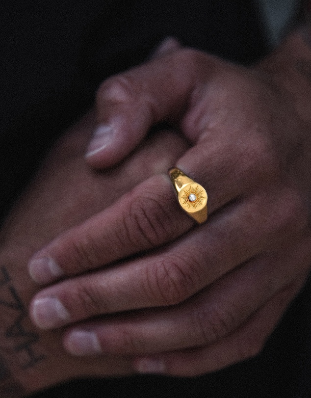 Haze & Glory - ICONIC EXCLUSIVE - Sun Lover Ring in Gold-Plated 925 Silver