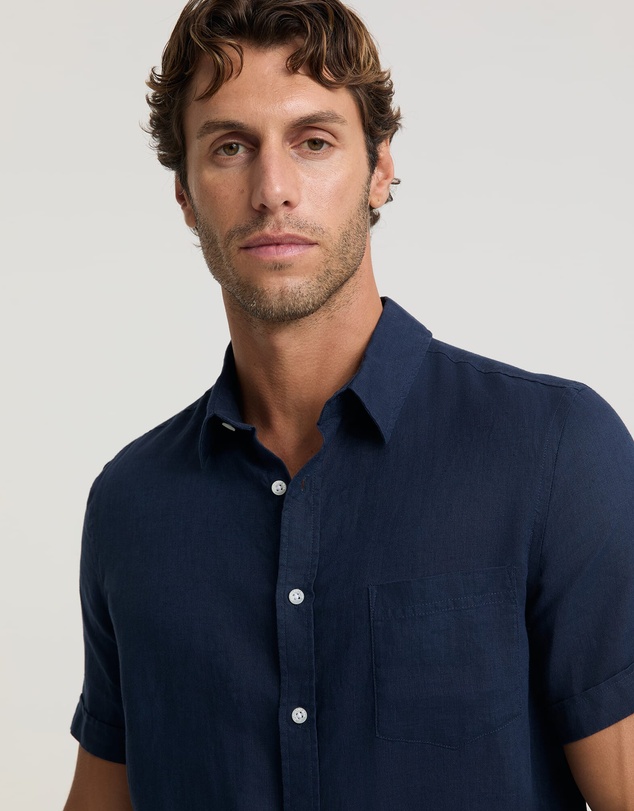 Sportscraft - Short Sleeve Linen Shirt