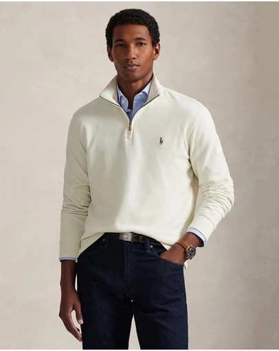 Polo Ralph Lauren - Estate-Rib Quarter-Zip Pullover - ICONIC EXCLUSIVE