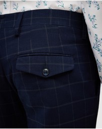 Politix - Sebastian Windowpane Check Tailored Pant