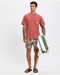Rhythm - Tropical Camo Beach Shorts