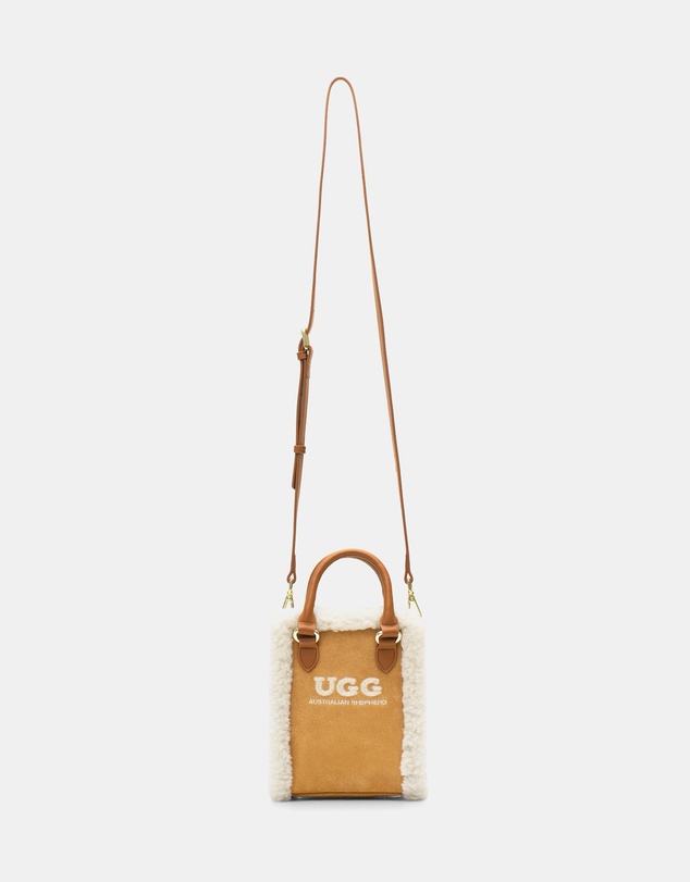EVERAU - Australian Shepherd Ugg Charlie Bag Cow Suede Upper Bags