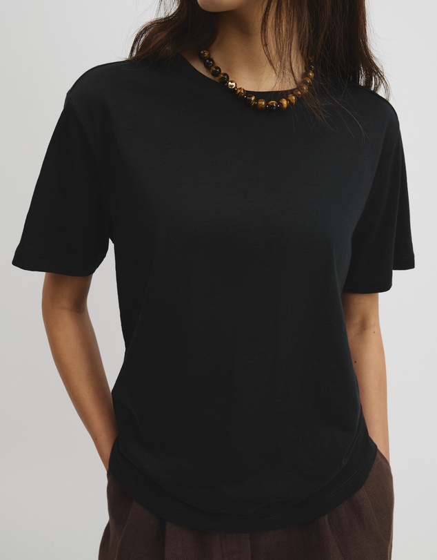 Country Road - Textured Short Sleeve Slub T-shirt