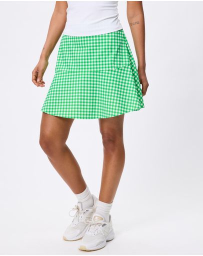 Palm Green Bright Gingham