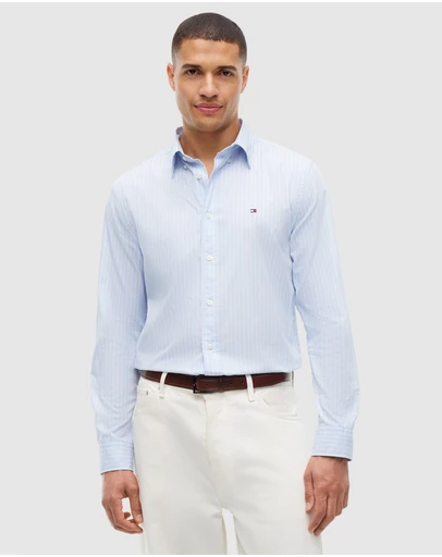 Tommy Hilfiger - Regular Fit Flex Stripe Shirt