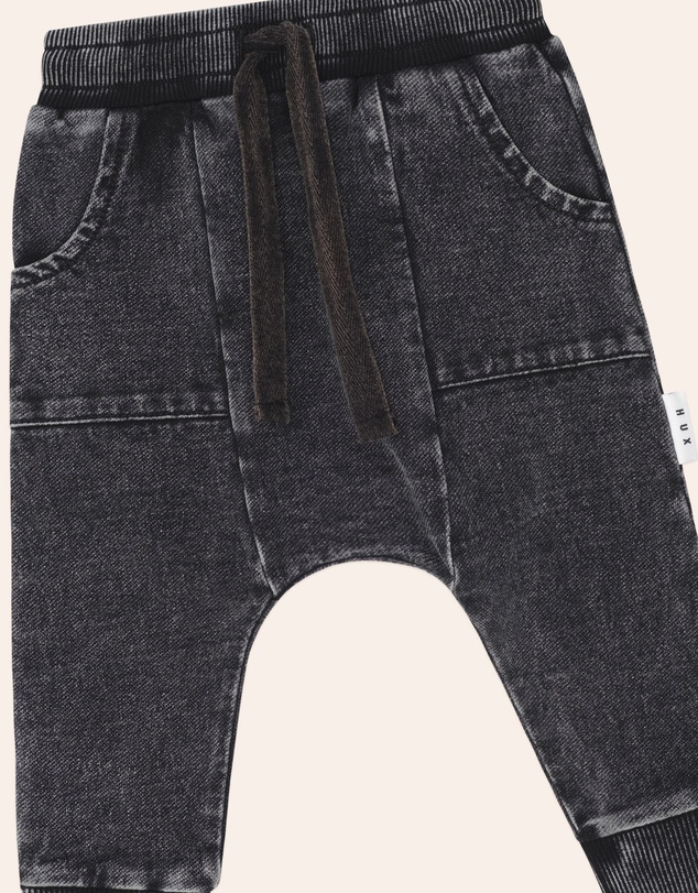 Huxbaby - Knit Denim 5 Pocket Pants - Babies-Kids