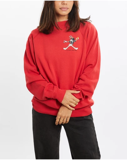 Vintage by The Real Deal - Pre Loved - Vintage 1995 Looney Tunes Bugs Bunny Sweatshirt
