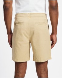 Staple Superior - Pleated Chino Shorts