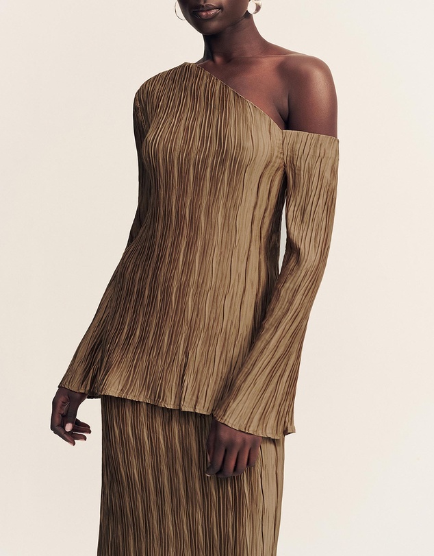 Shona Joy - Leda Asymmetrical LS Top