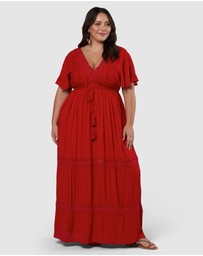 The Poetic Gypsy - Floating Clouds Maxi Dress