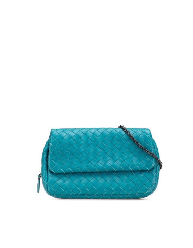Pre-Loved by Azura Reborn - Pre-Loved Mini Nappa Intrecciato Expandable Chain Crossbody