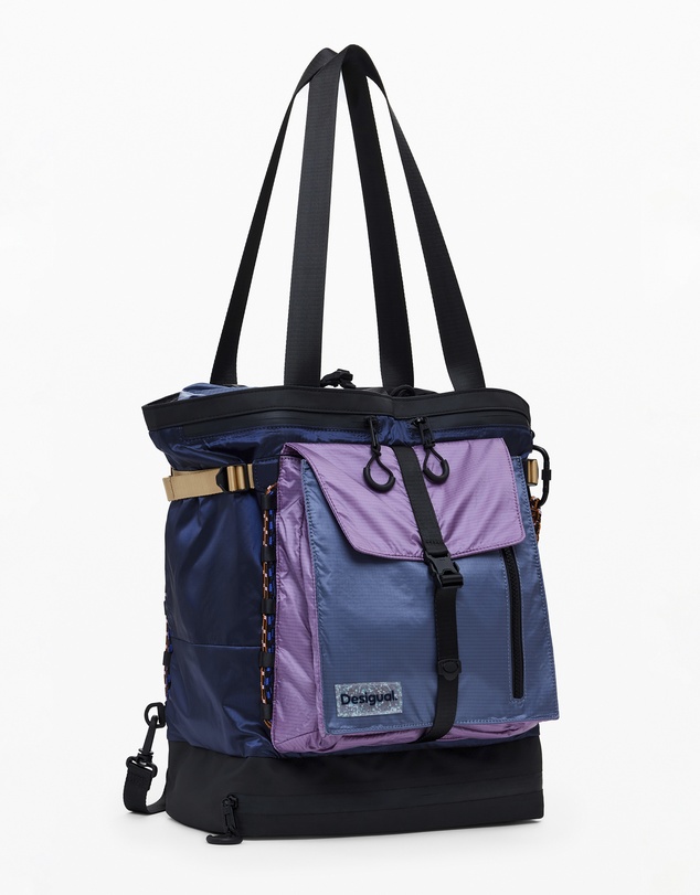 Desigual - Large nylon tote backpack