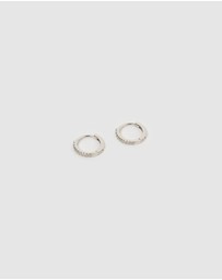 Izoa - Rae Small Huggie Earrings