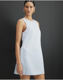 AERE - Harlyn Satin Shift Mini Dress