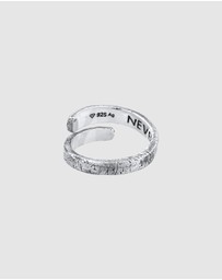 Haze & Glory - ICONIC EXCLUSIVE - Ring Men - Never Give Up - 925 Sterling Silver