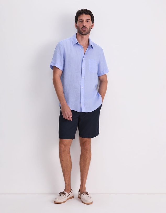 Sportscraft - Short Sleeve Delave Linen Shirt